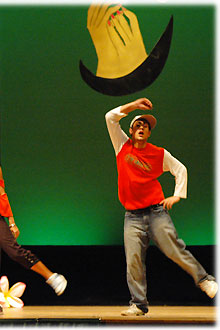 performing Hip Hop dance
