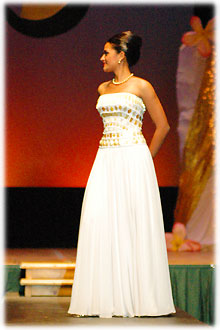 Joyce Fortes during evening gown section
