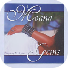 Blue Moana Gems information flyer