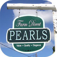 Road Sign Manihiki Farm Direct Pearls
