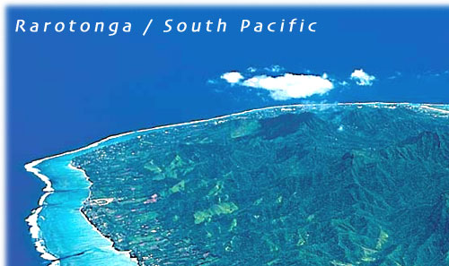 The island of Rarotonga / Cook Islands / South Pacific